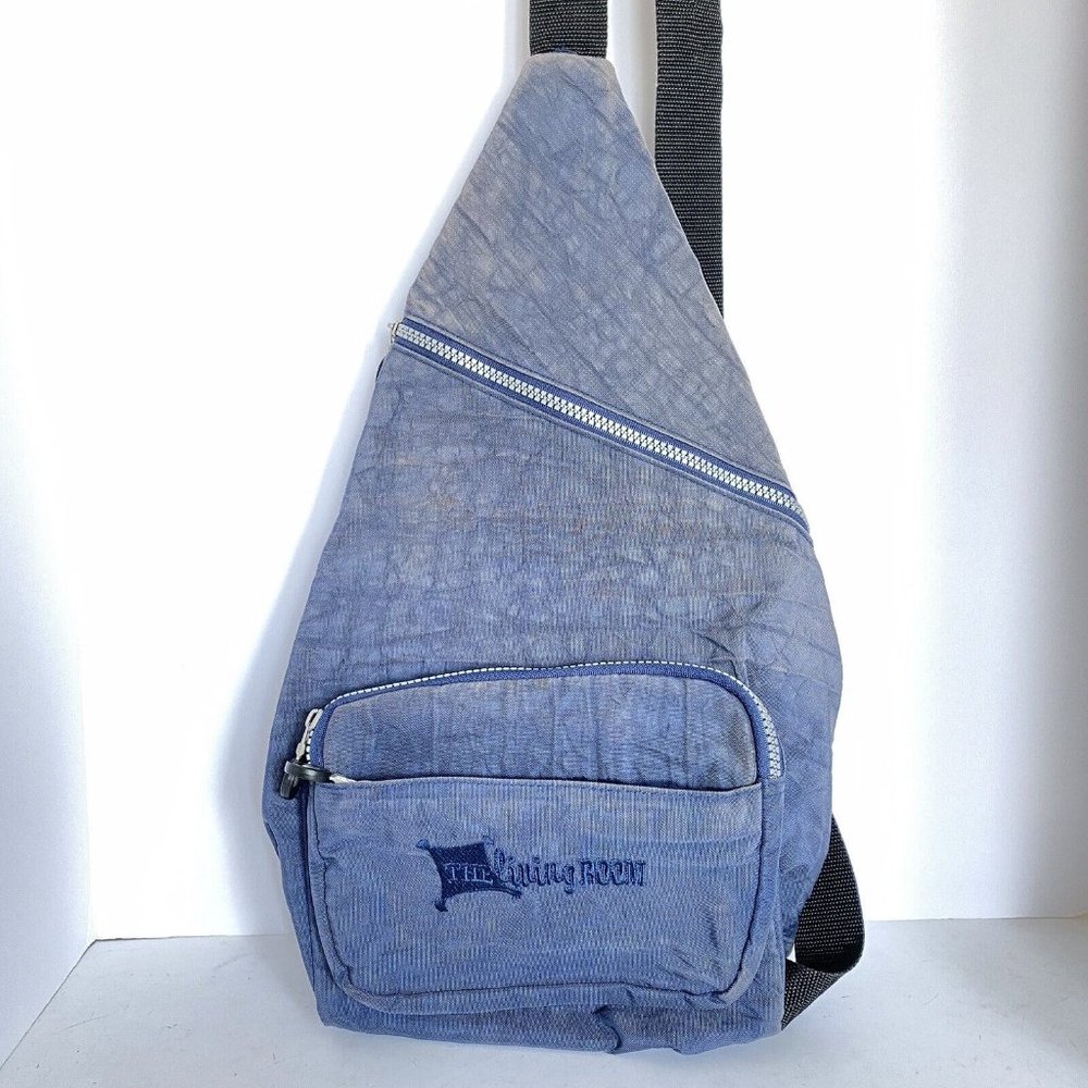 The Living Room Side Shoulder Cross Body Bag Backpack Sturdy Zippers Adj Strap